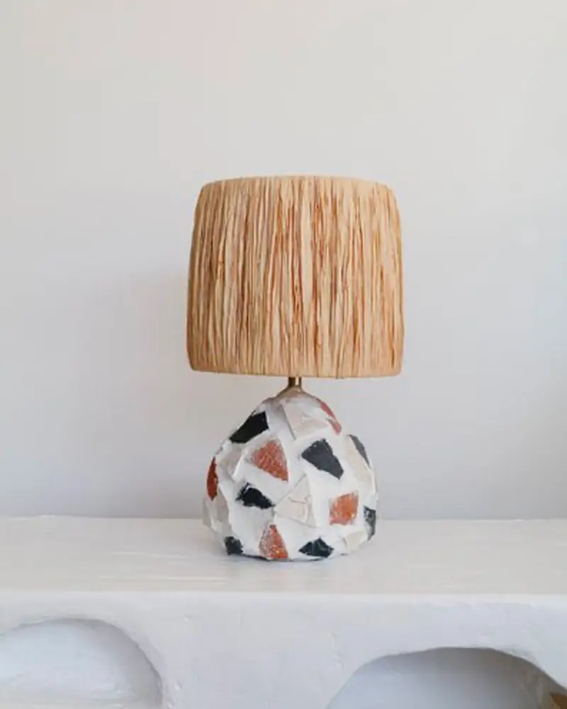 lampe pierre diy