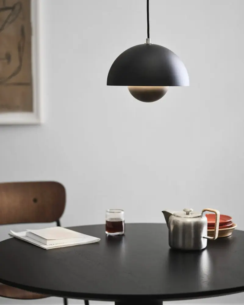 suspension flowerpot noire