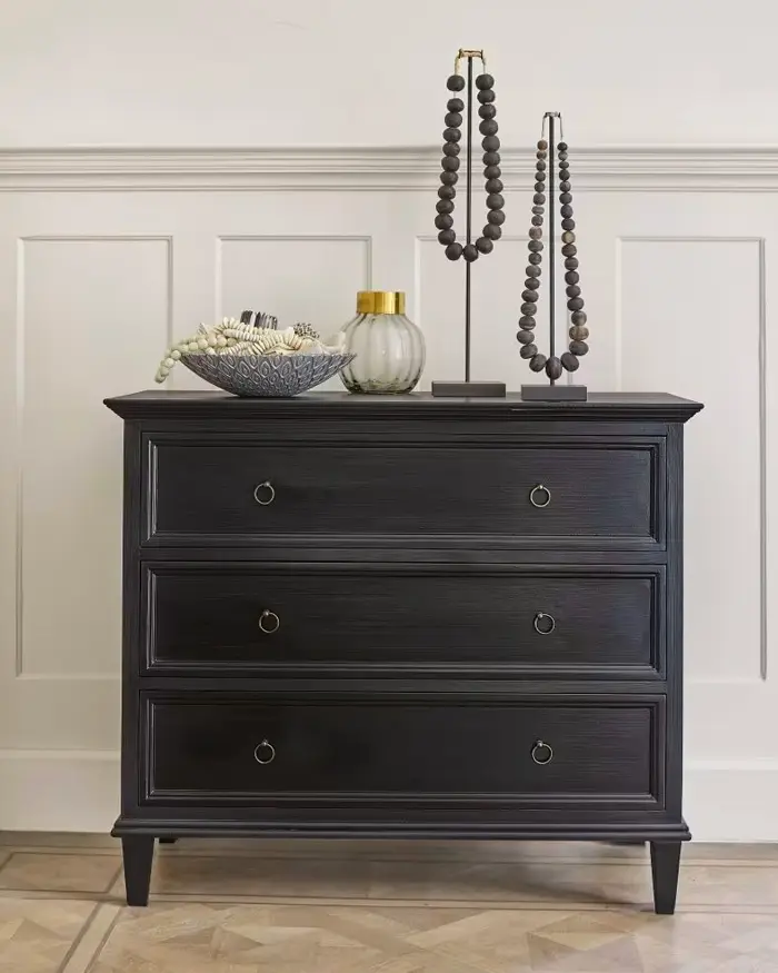 commode bois noir