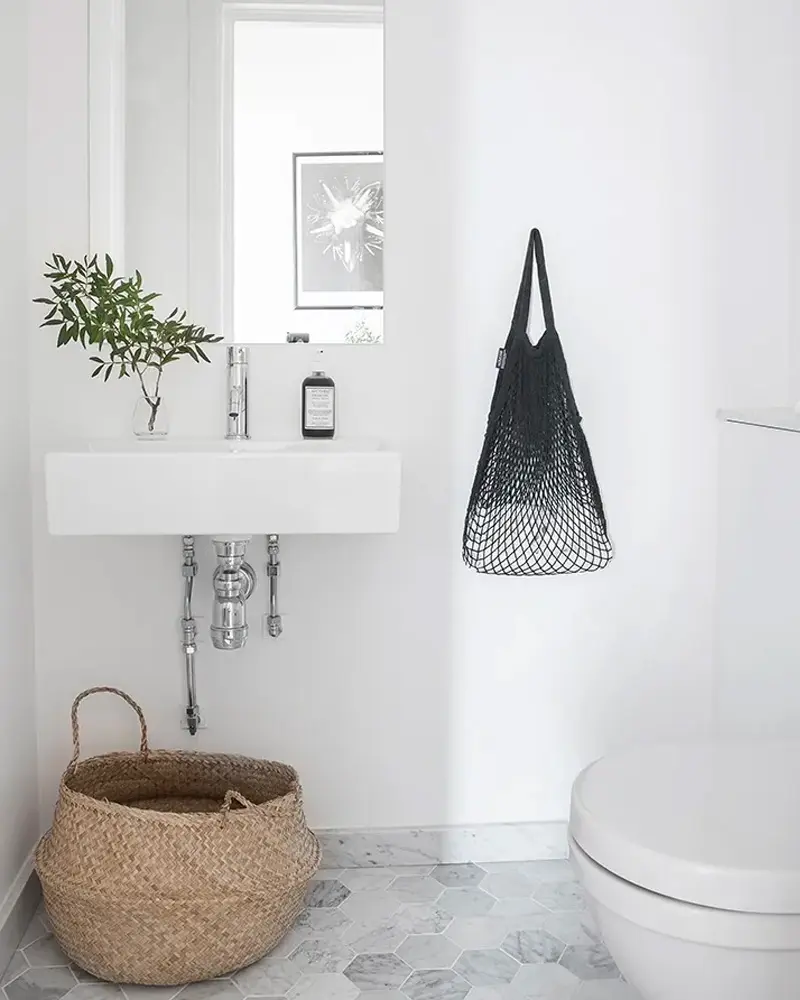 deco appartement moderne gris beige salle de bain