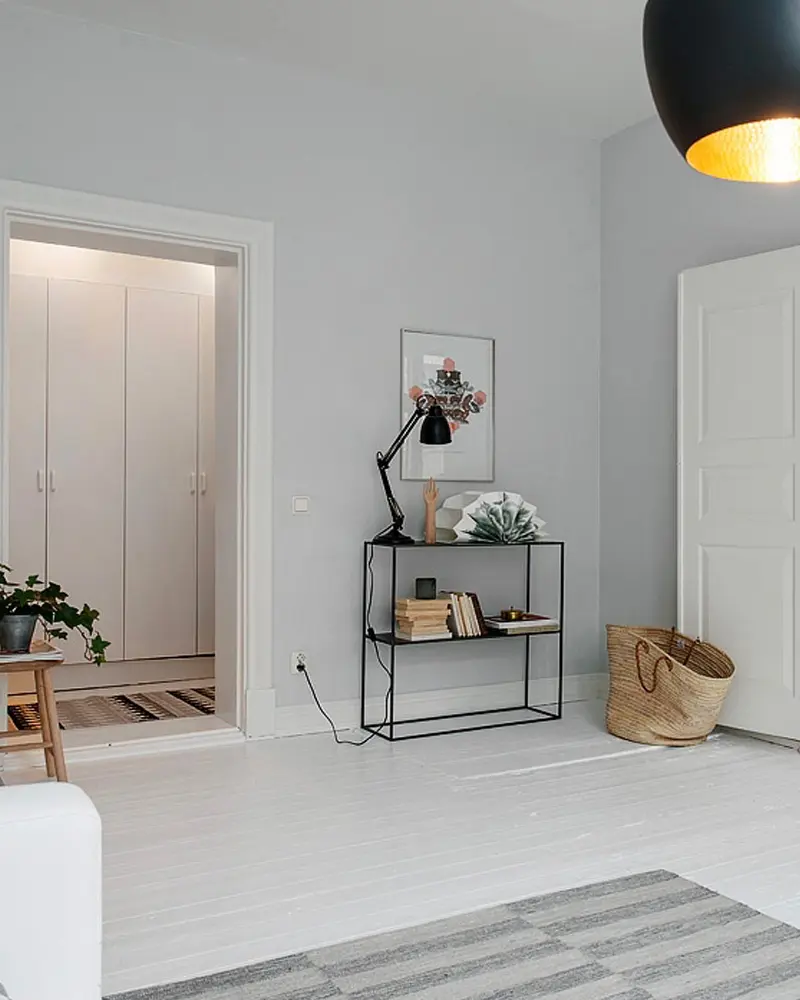 deco appartement moderne gris blanc salon