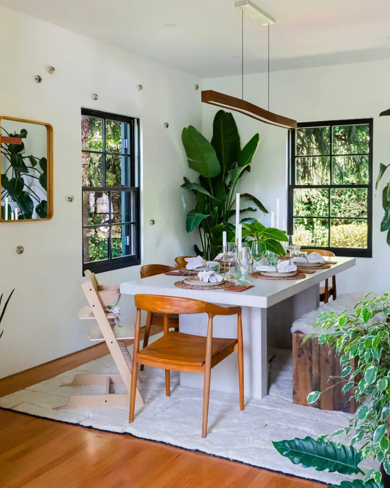 deco appartement tropical recup salle a manger