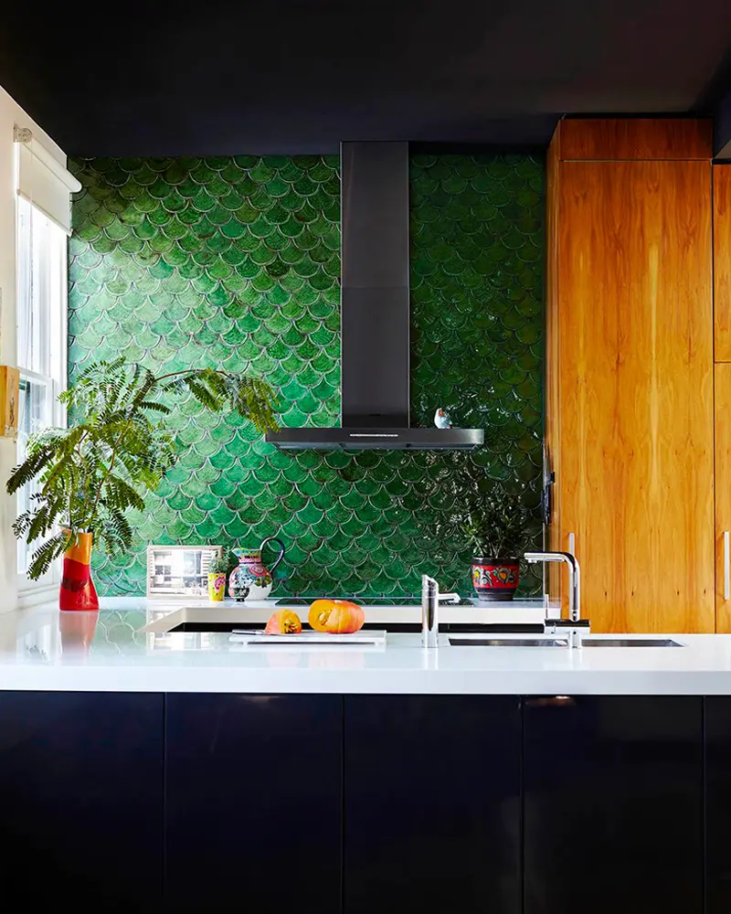 deco cuisine carrelage zellige