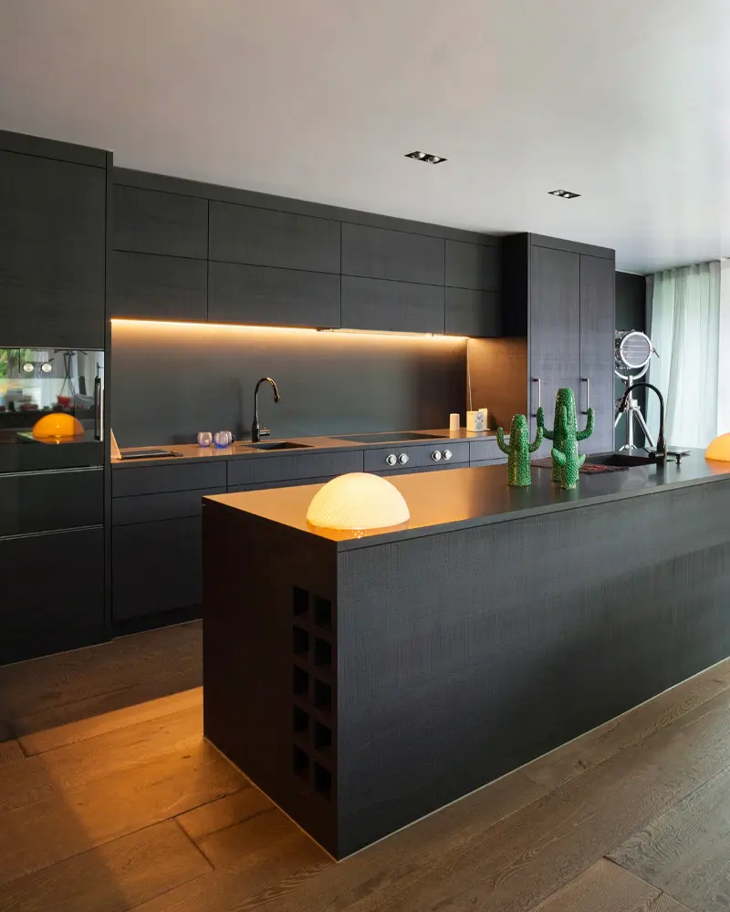 deco cuisine moderne noire