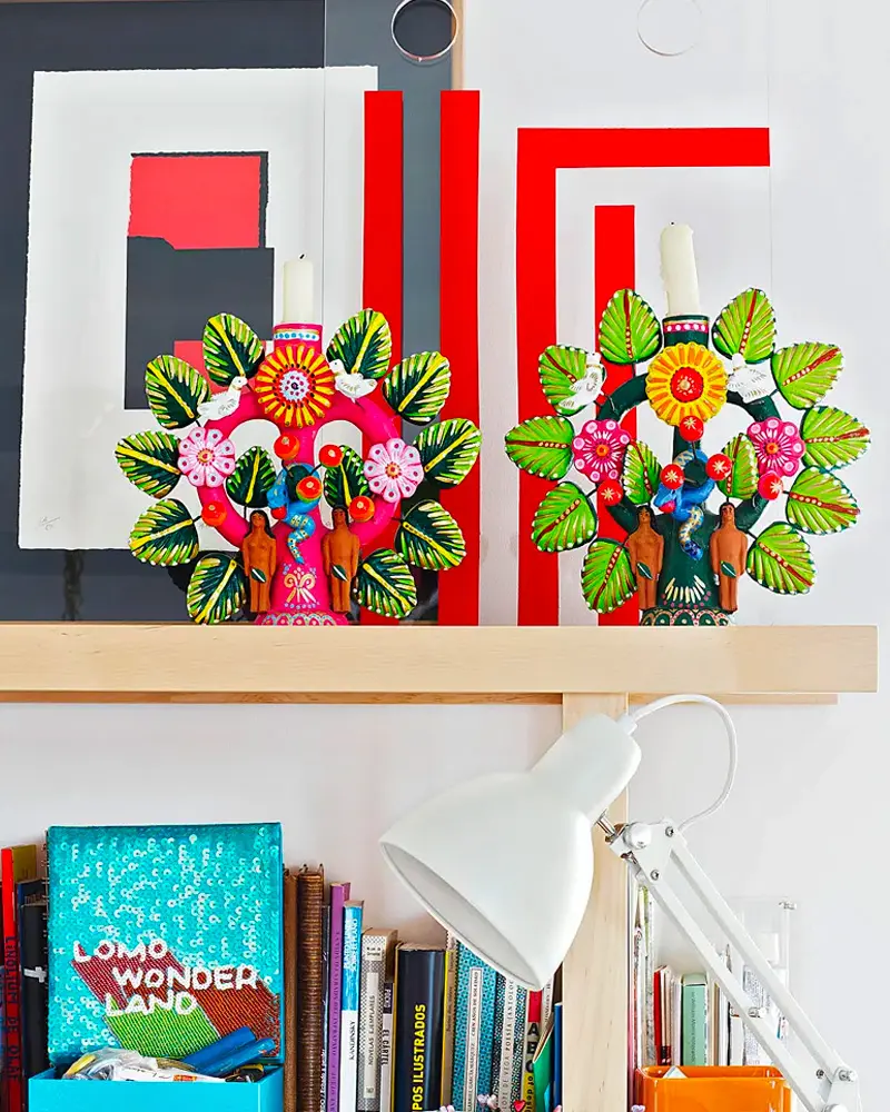 deco maison boheme rouge