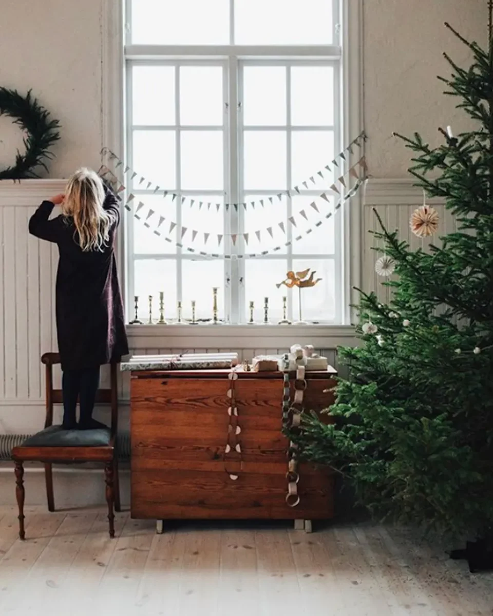 guirlande diy fenetre noel