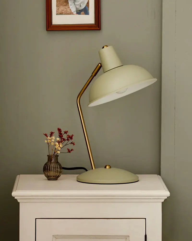lampe retro metal laiton