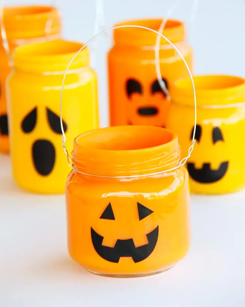 photophore bocal diy halloween