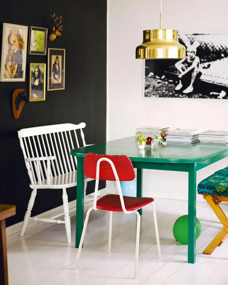 suspension doree deco salle a manger