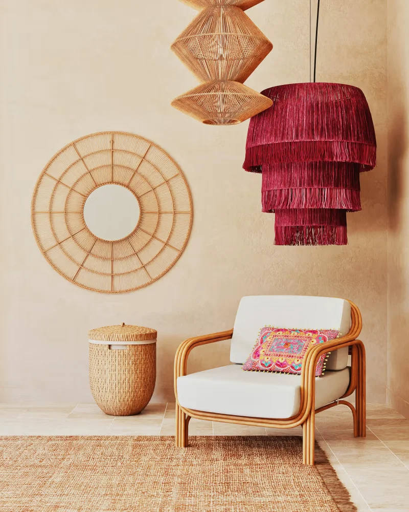 Coussin indien à motifs colorés Maisons du Monde