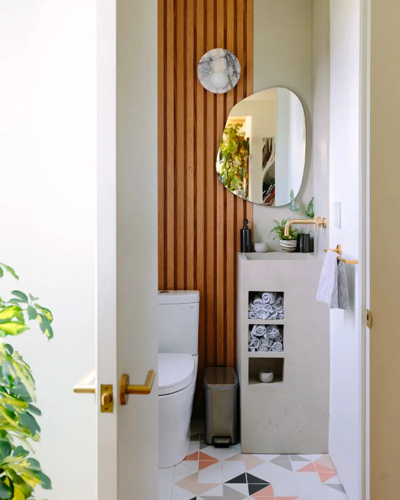 deco appartement tropical recup salle de bain