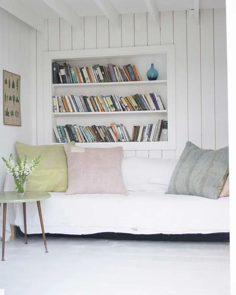 deco maison industrielle chic blanche salon