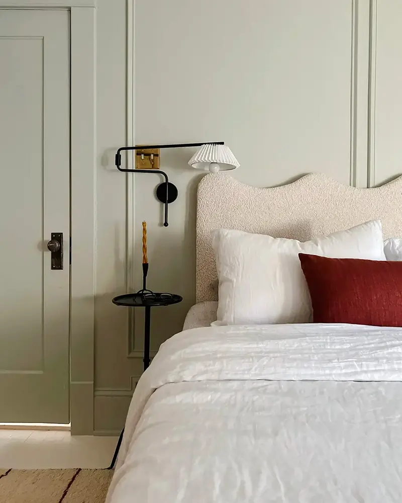 tete de lit bouclette ondulee deco chambre