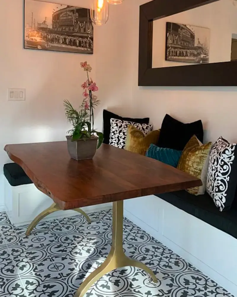 banquette coussin salle a manger