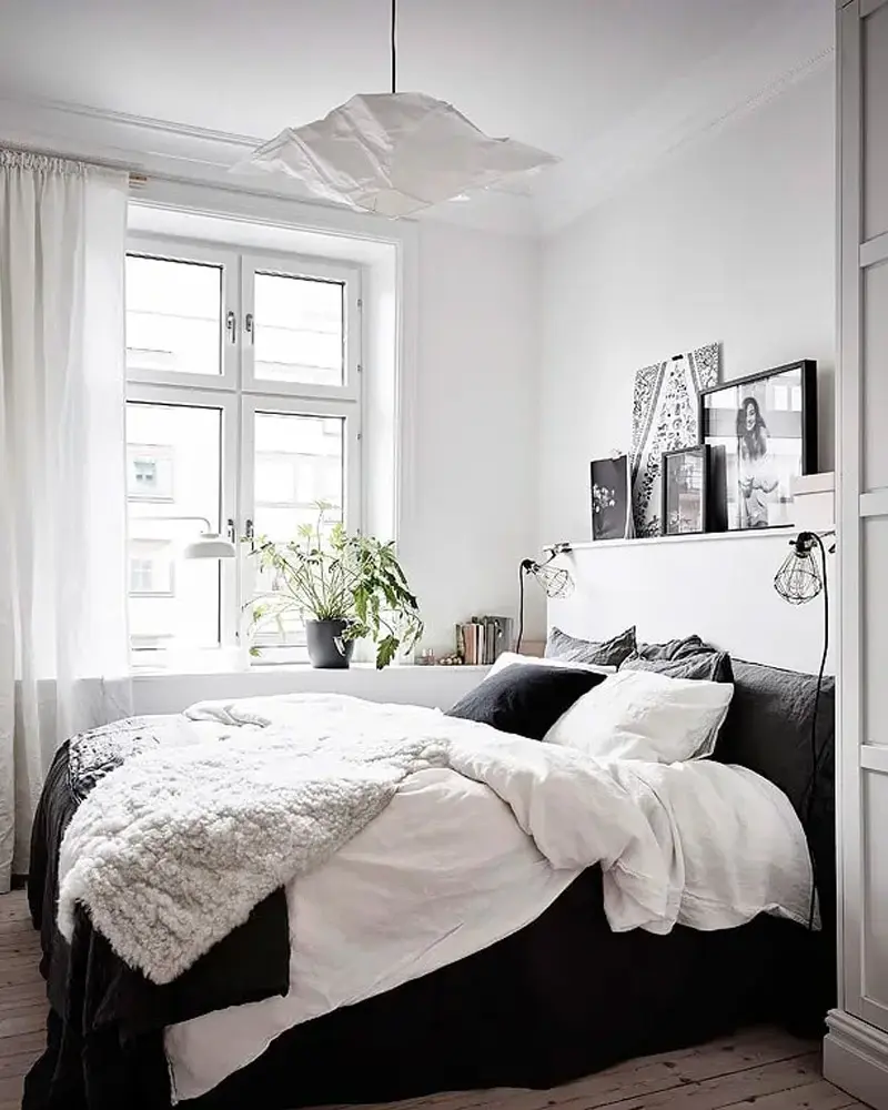 deco appartement chic nature chambre