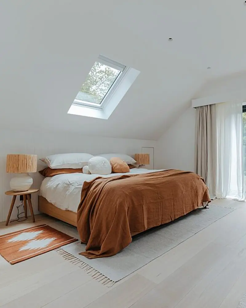 deco appartement minimaliste bois chambre
