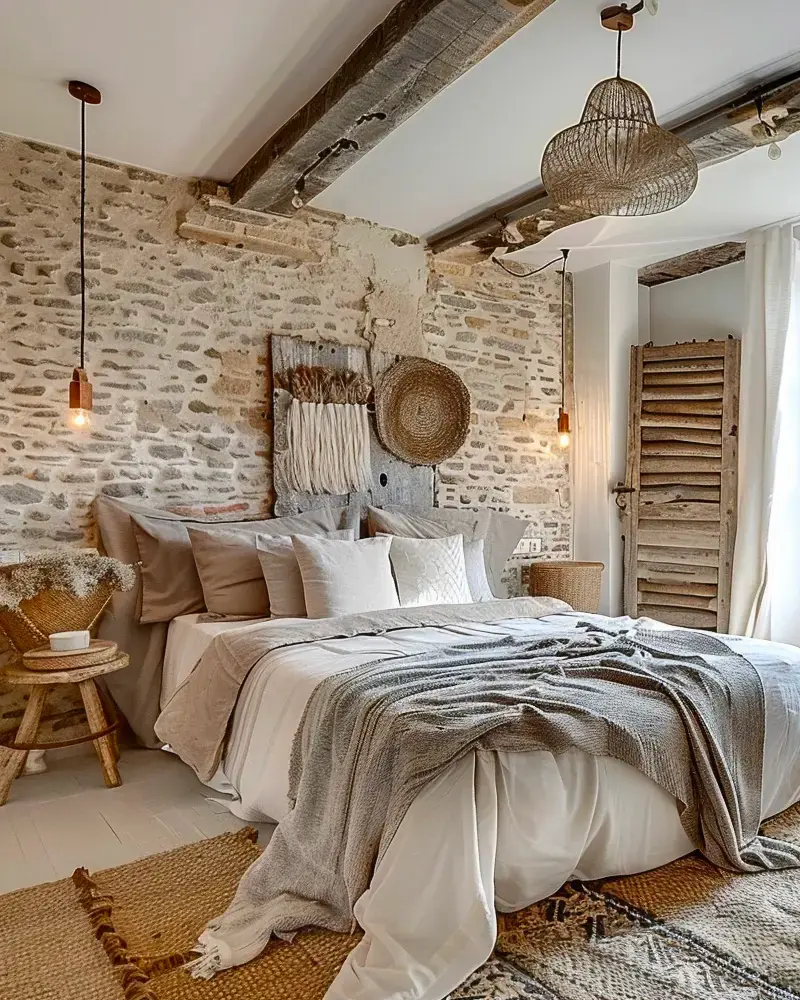deco chambre campagne recup