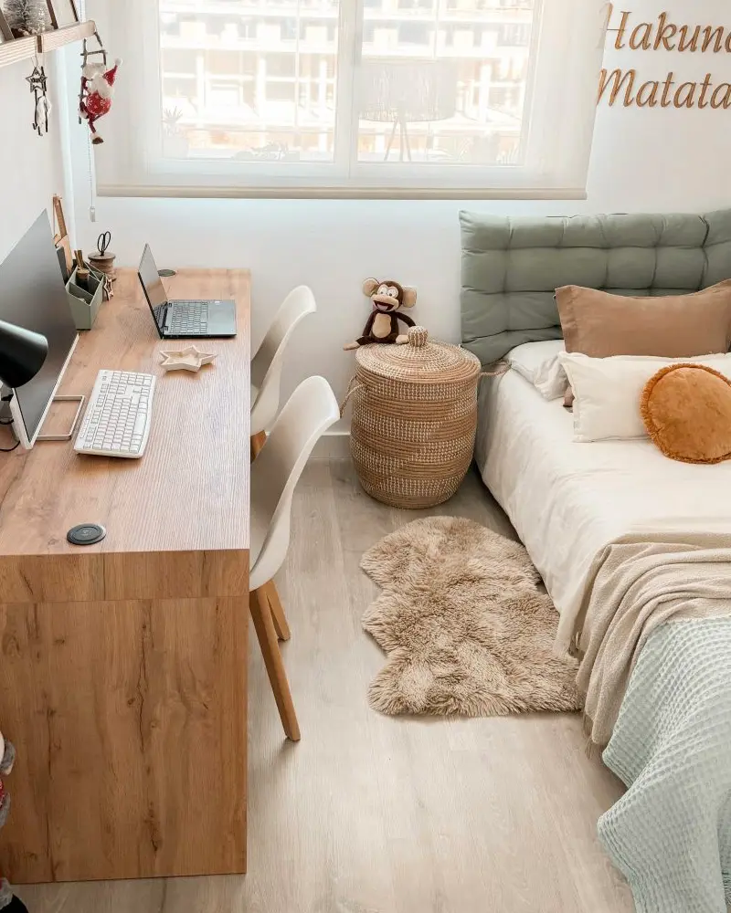 deco chambre enfant scandinave nature