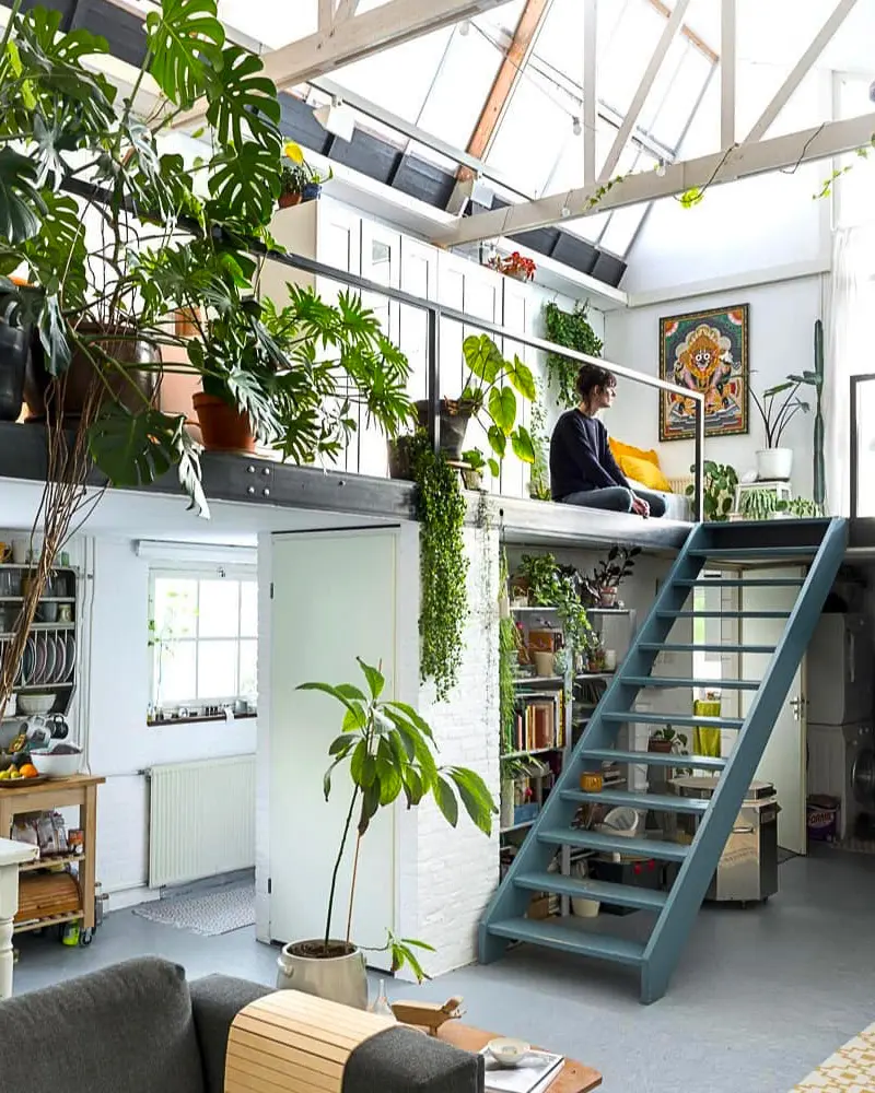 deco loft tropical mezzanine