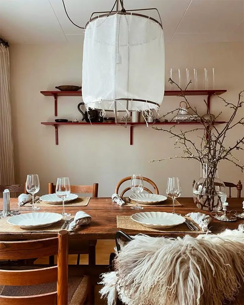 deco salle a manger nature cosy