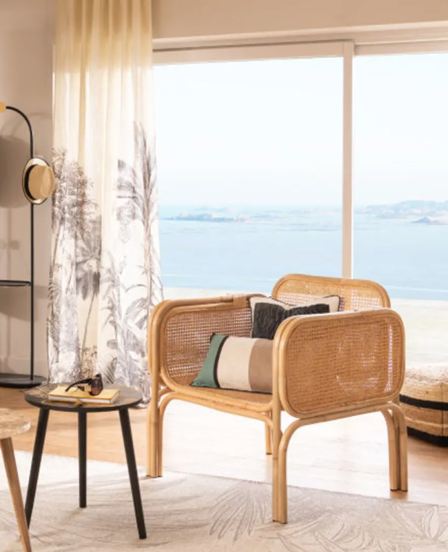 fauteuil rotin cannage