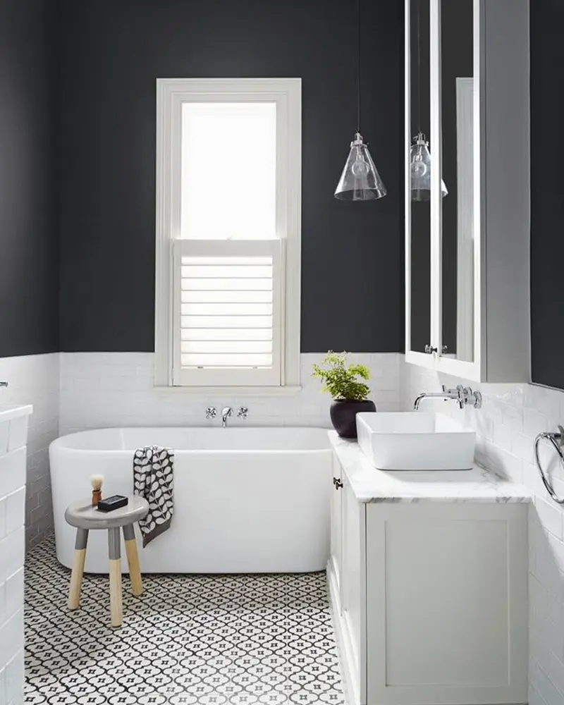 meuble vasque compact deco petite salle de bain