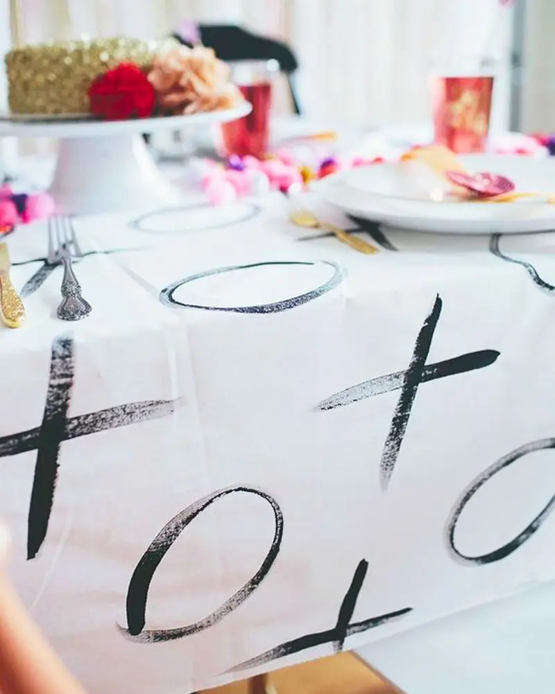 nappe diy moderne saint valentin