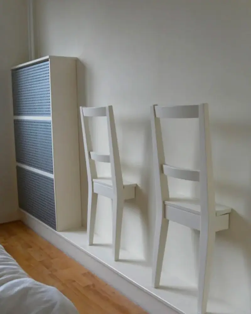 porte manteau chaise diy