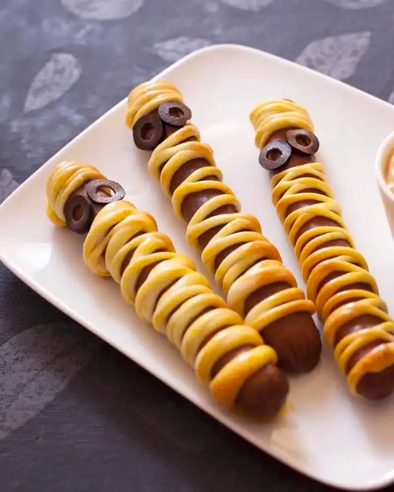 recette saucisse momie halloween