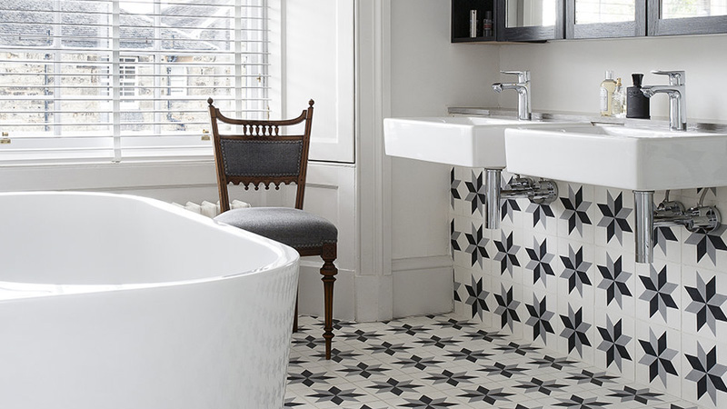 deco carreaux ciment salle de bain