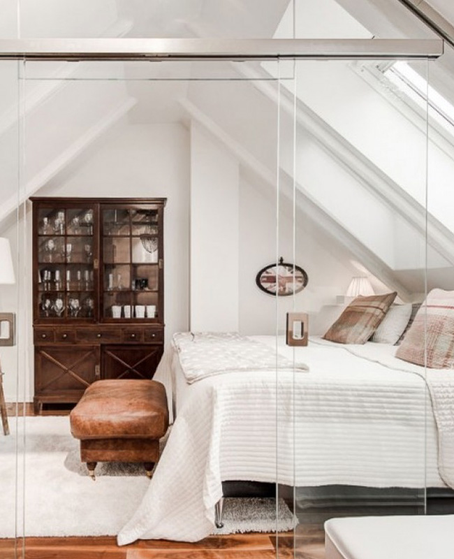 deco cuir chambre banc vintage