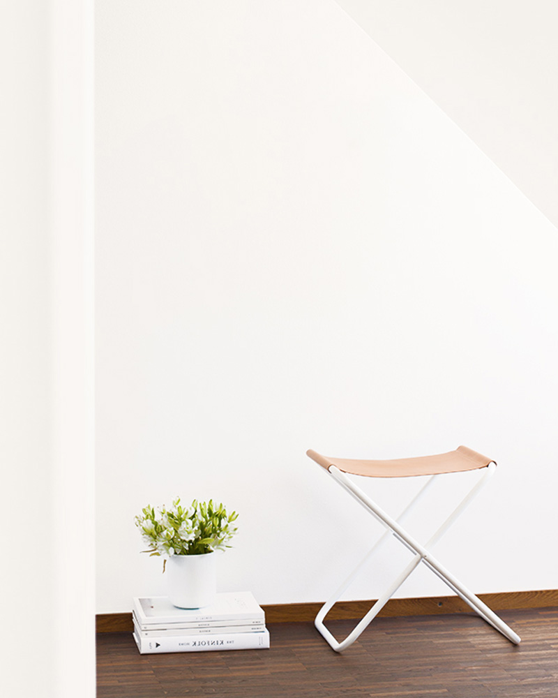 diy tabouret pliant cuir jardin