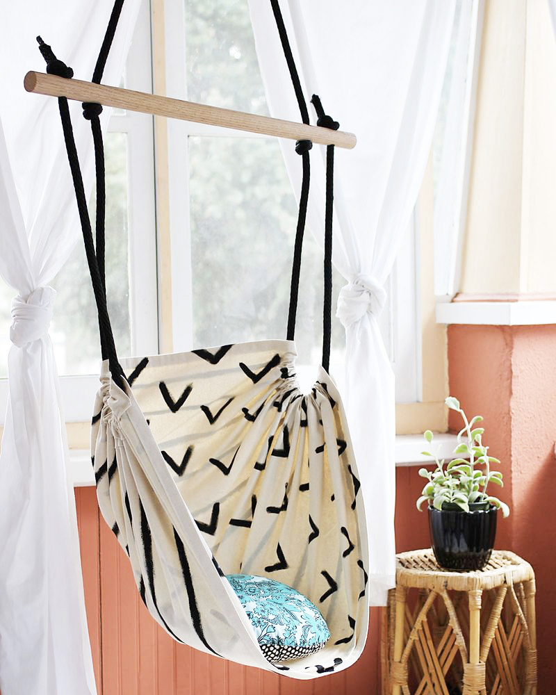 diy fauteuil suspendu jardin
