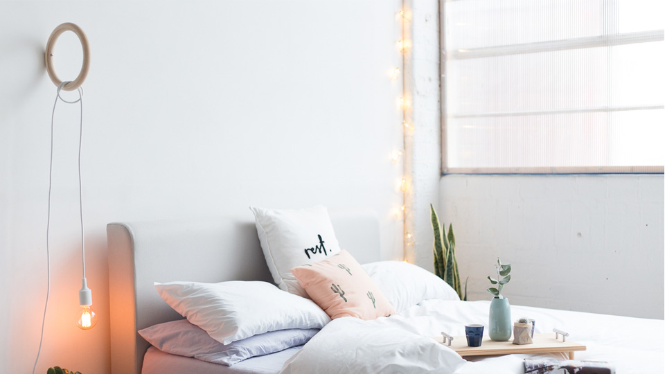lampe chevet suspendue diy