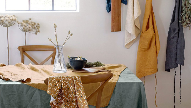 linge lin cuisine