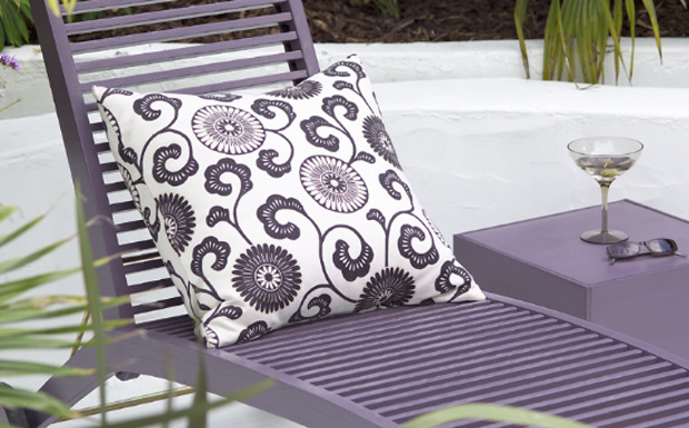 peindre salon jardin